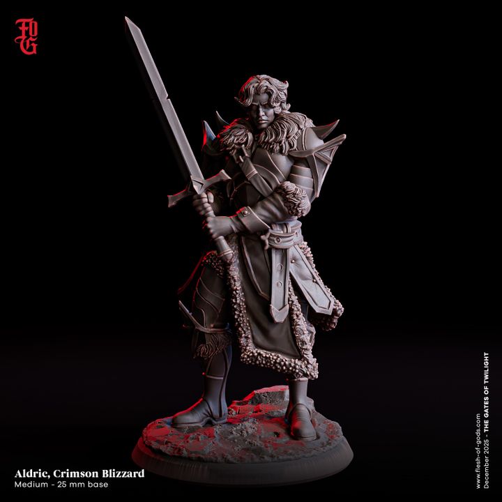 Returning Hero - Aldric, Crimson Blizzard