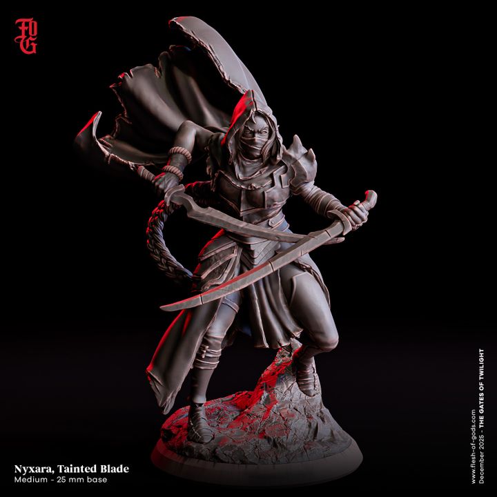 Returning Hero - Nyxara, Tainted Blade