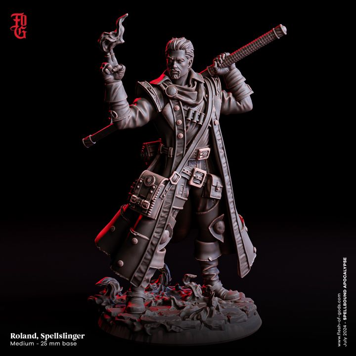 Roland, Spellslinger (Human Sorcerer)