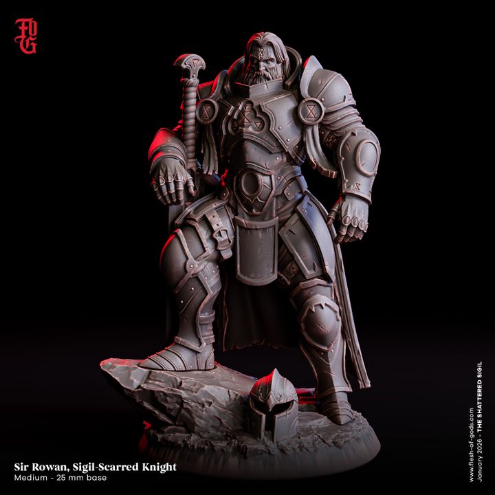Sir Rowan, Sigil-Scarred Knight