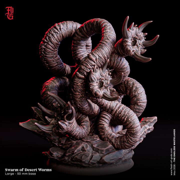 Swarm of Desert Worms