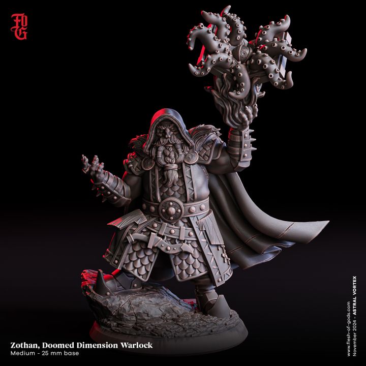 Zothan, Doomed Dimension Warlock (Duergar Warlock)
