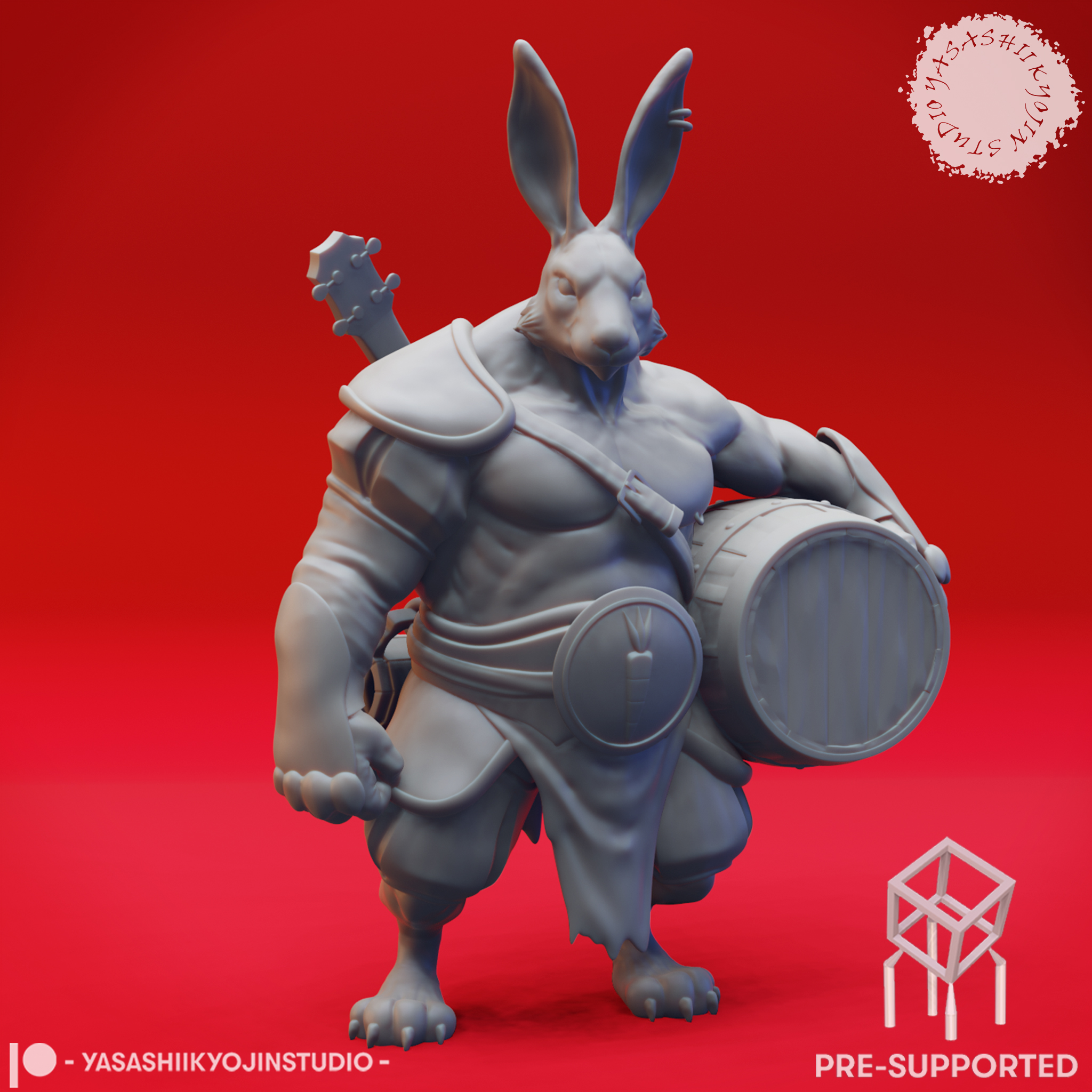 Rabbitfolk Bard-barian