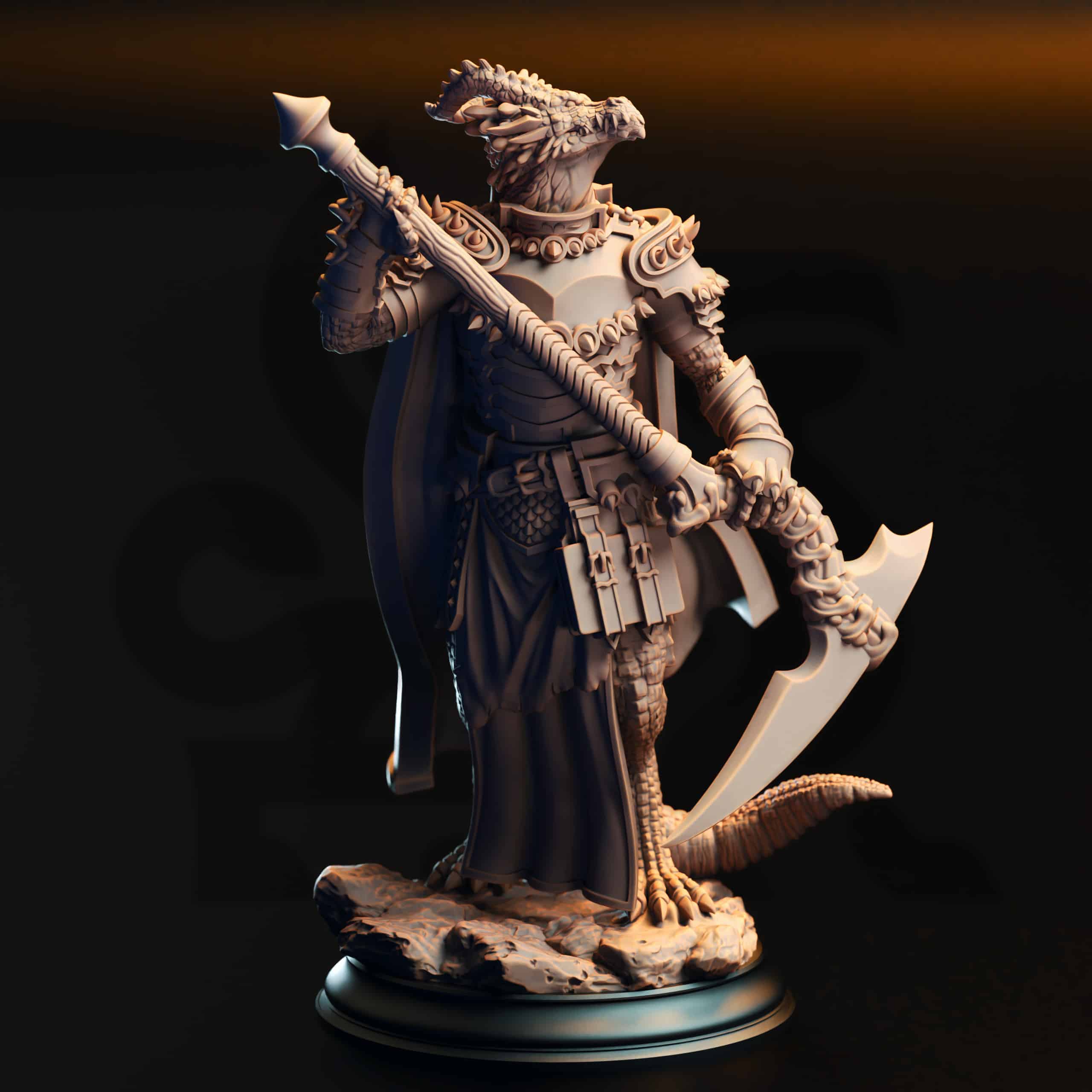Ilvias the Reaper – Silver Dragonkin Warlock